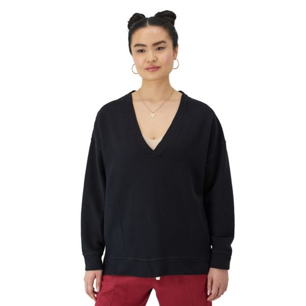 Женский винтажный свободный свитер с V-образным вырезом Champion, черный
Женский винтажный свободный свитер с V-образным вырезом Champion, черный