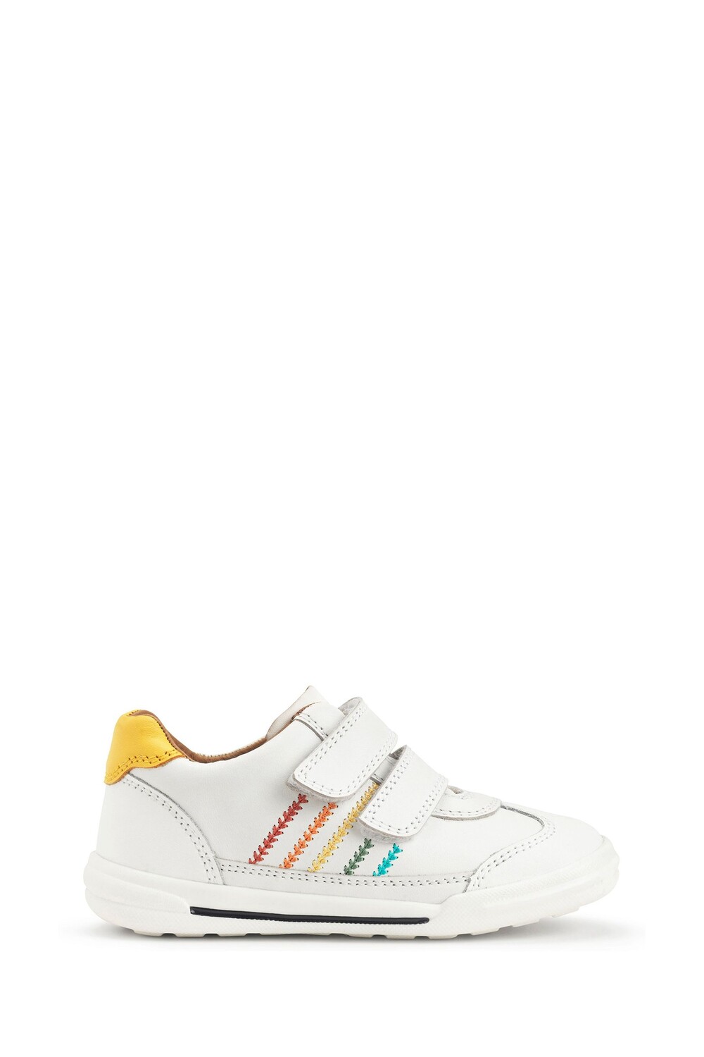 Белые кожаные кроссовки Roundabout Riptape Rainbow Start Rite, белый
Белые кожаные кроссовки Roundabout Riptape Rainbow Start Rite, белый