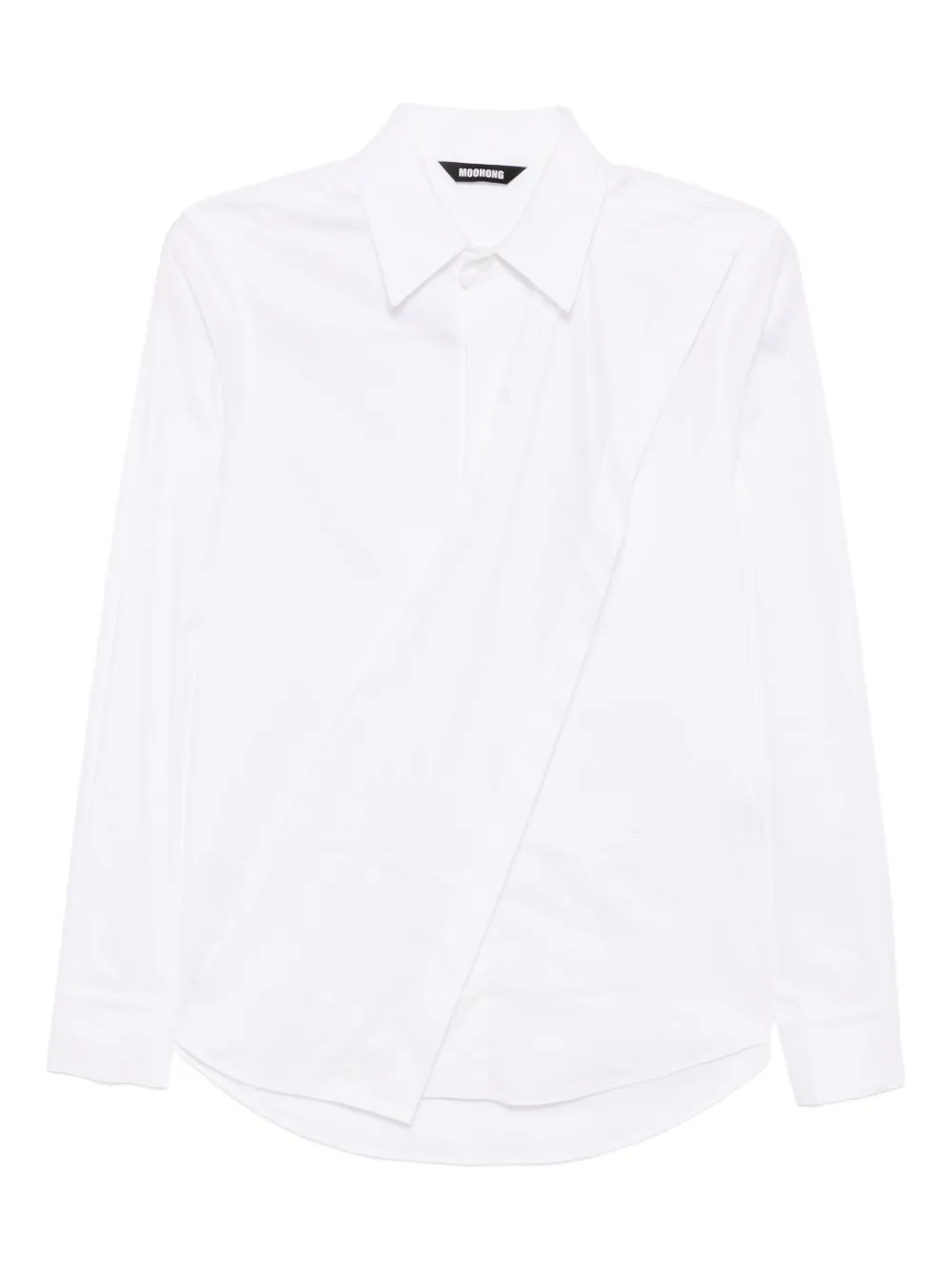 Рубашка с драпировкой Moohong, белый
Рубашка с драпировкой Moohong, белый