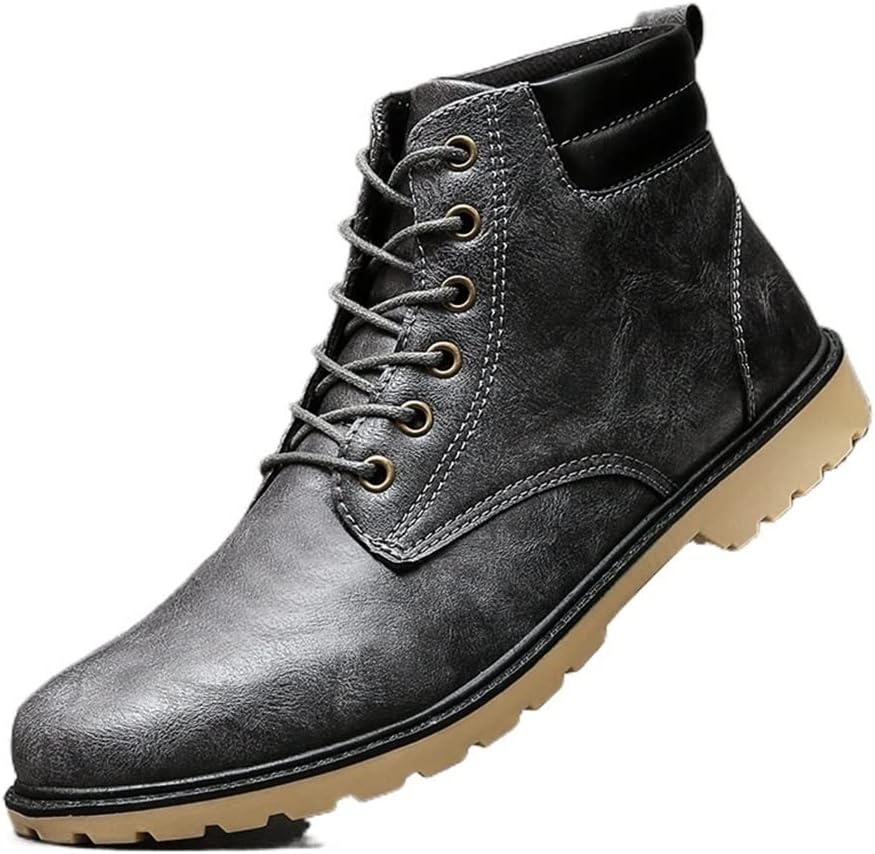Мужские ботинки с круглым носком на шнуровке, дерби с двухцветным верхом, удобный массивный каблук, винтажный повседневный стиль Xjsdjhount, серый
Мужские ботинки с круглым носком на шнуровке, дерби с двухцветным верхом, удобный массивный каблук, винтажный повседневный стиль Xjsdjhount, серый