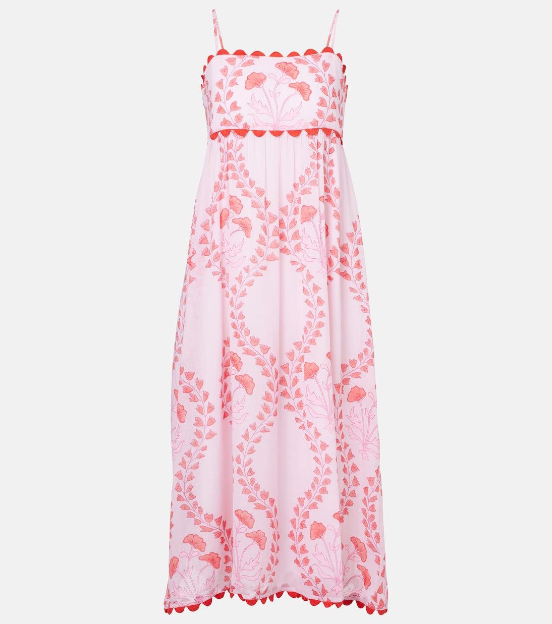 Хлопковое платье миди с принтом Juliet Dunn, Pale Pink/ Red
Хлопковое платье миди с принтом Juliet Dunn, Pale Pink/ Red