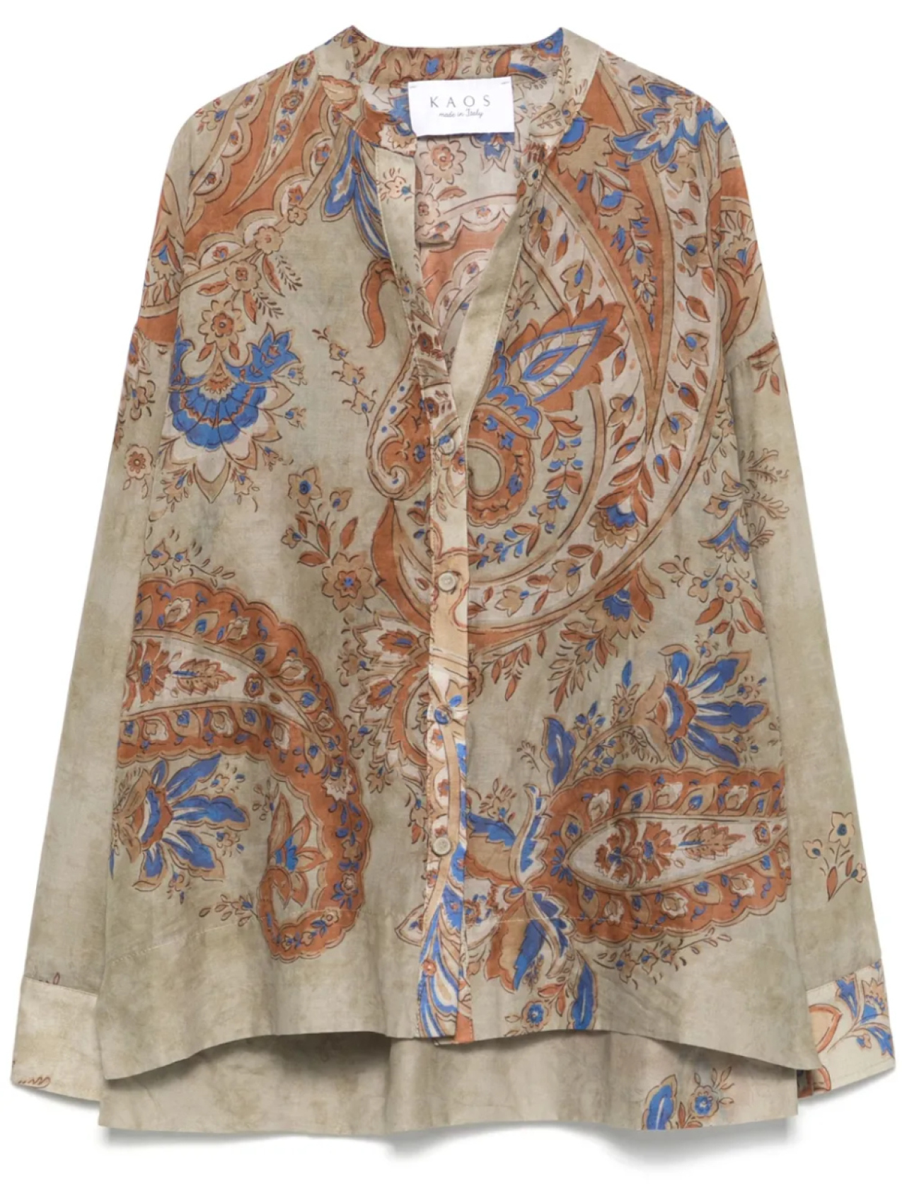 Рубашка с принтом пейсли kaos, зеленый
Рубашка с принтом пейсли kaos, зеленый