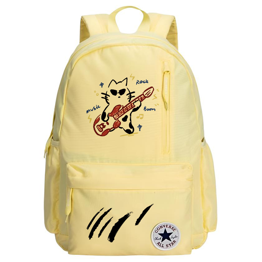 Converse Полиэстеровый рюкзак среднего размера унисекс с термопереносом цвета гусиное яйцо, White Guitar Cat
Converse Полиэстеровый рюкзак среднего размера унисекс с термопереносом цвета гусиное яйцо, White Guitar Cat
