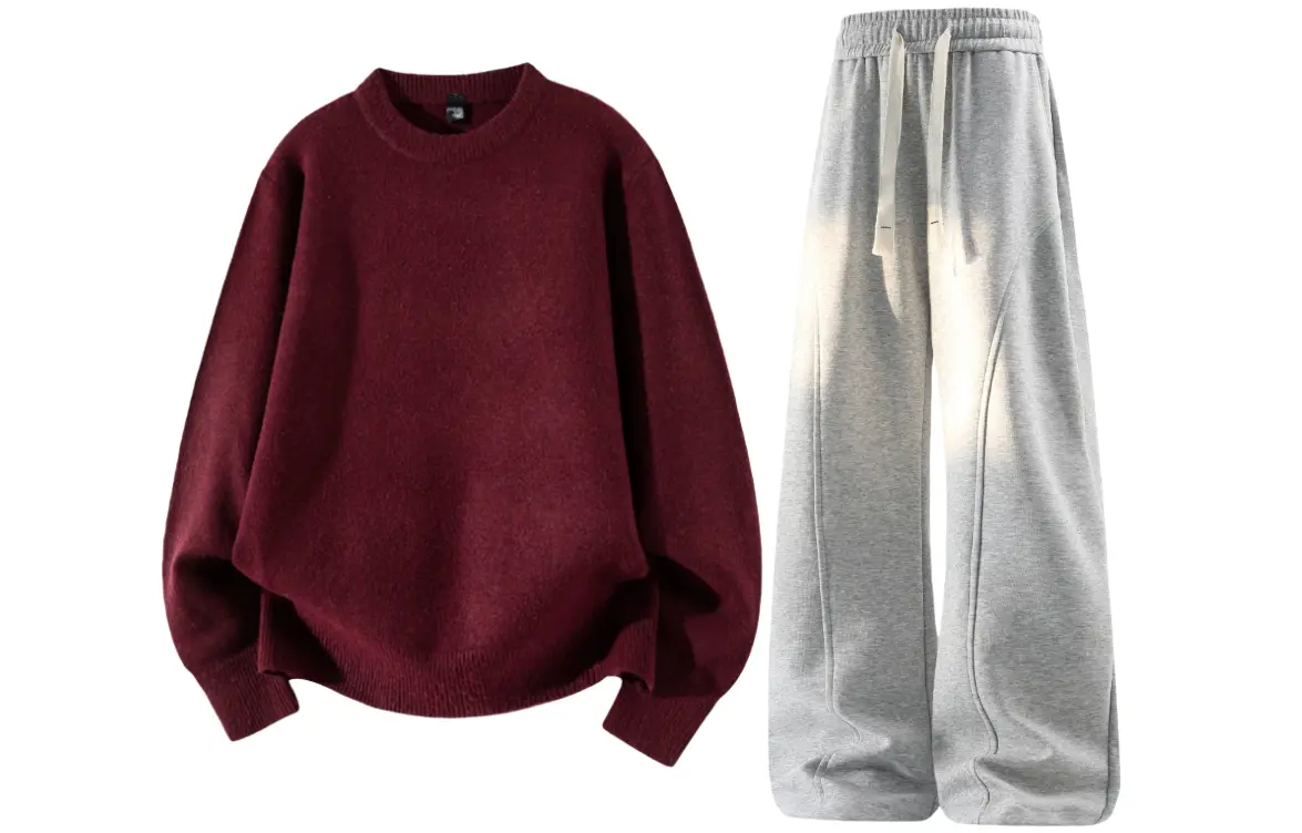 Повседневный спортивный свитер с круглой горловиной Unisex Moderate X1617, top burgundy+pants heather серый
Повседневный спортивный свитер с круглой горловиной Unisex Moderate X1617, top burgundy+pants heather серый