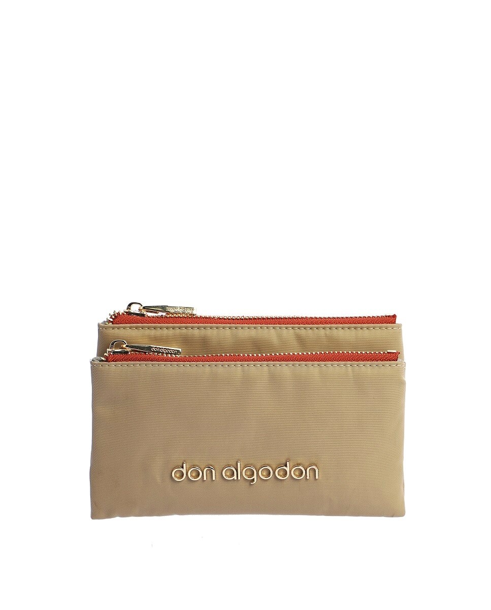 Бежевая женская сумочка на молнии Don Algodón, бежевый 
Бежевая женская сумочка на молнии Don Algodón, бежевый