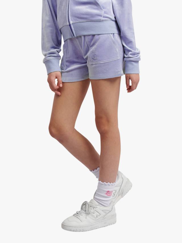 Детские бархатные шорты с тонированной вышивкой Juicy Couture, Jacaranda
Детские бархатные шорты с тонированной вышивкой Juicy Couture, Jacaranda