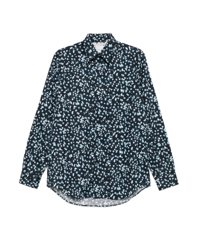 Синяя рубашка поло с цветочным принтом Paul Smith, мультиколор
Синяя рубашка поло с цветочным принтом Paul Smith, мультиколор