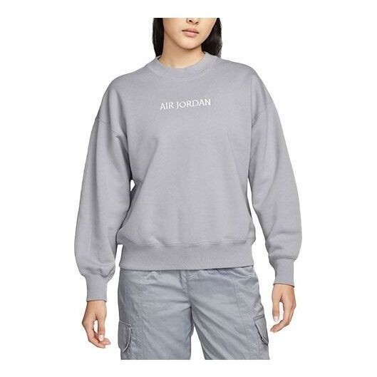 Свитера с круглым вырезом в уличном стиле с длинными рукавами Air Jordan, серый
Свитера с круглым вырезом в уличном стиле с длинными рукавами Air Jordan, серый