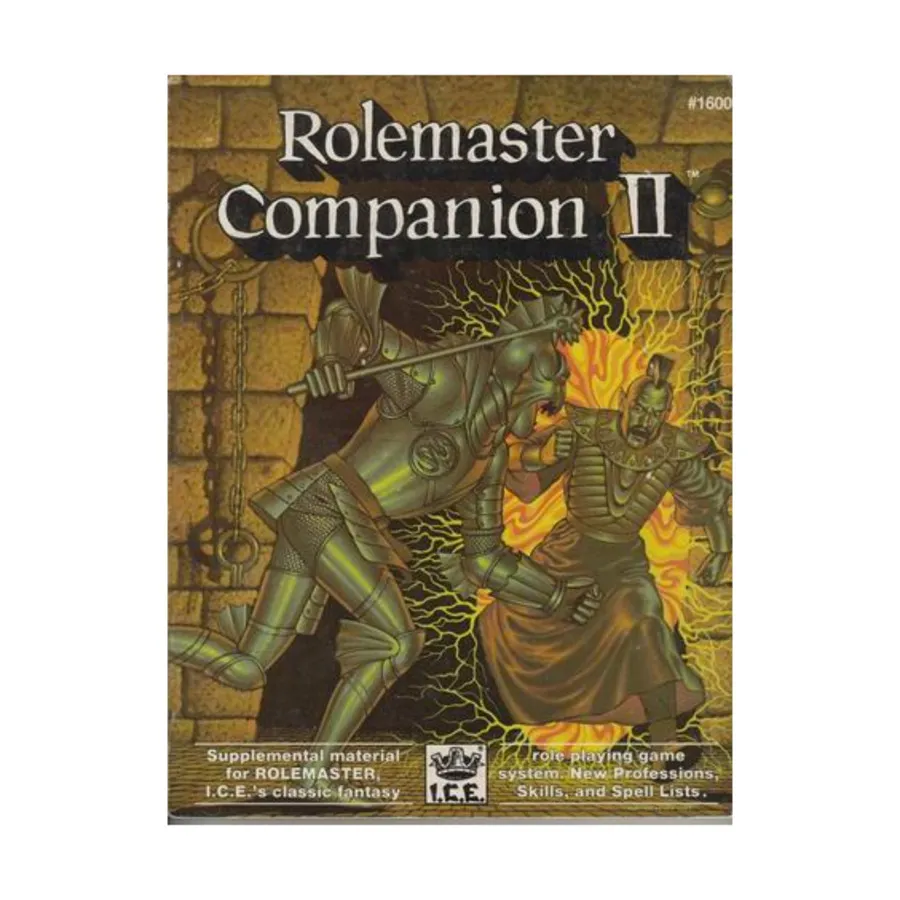 Companion II, Rolemaster (2nd Edition), мягкая обложка
Companion II, Rolemaster (2nd Edition), мягкая обложка