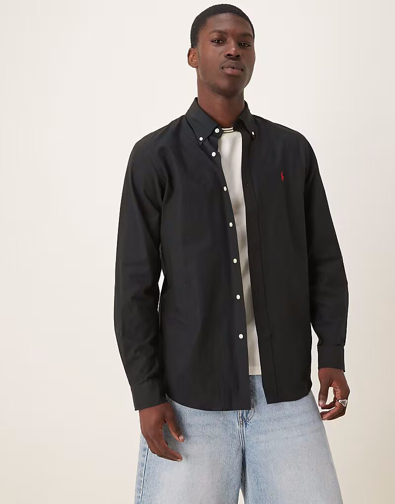 Рубашка Polo Ralph Lauren Custom Fit черного цвета
Рубашка Polo Ralph Lauren Custom Fit черного цвета