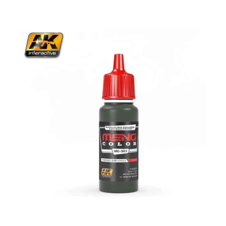 Юго-Восточная Азия Камуфляж Светло-Зеленый, Paint - Meng Blue and Green Colors (AK-Interactive)
Юго-Восточная Азия Камуфляж Светло-Зеленый, Paint - Meng Blue and Green Colors (AK-Interactive)