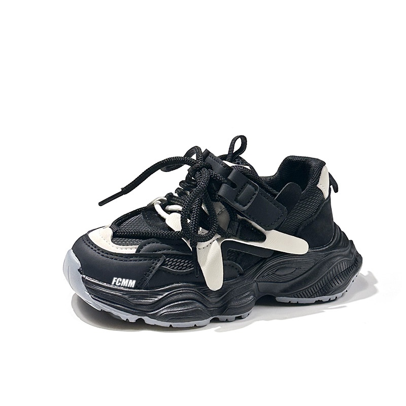 Нескользящие износостойкие низкие детские кроссовки для повседневной носки FCMM, черный
Нескользящие износостойкие низкие детские кроссовки для повседневной носки FCMM, черный