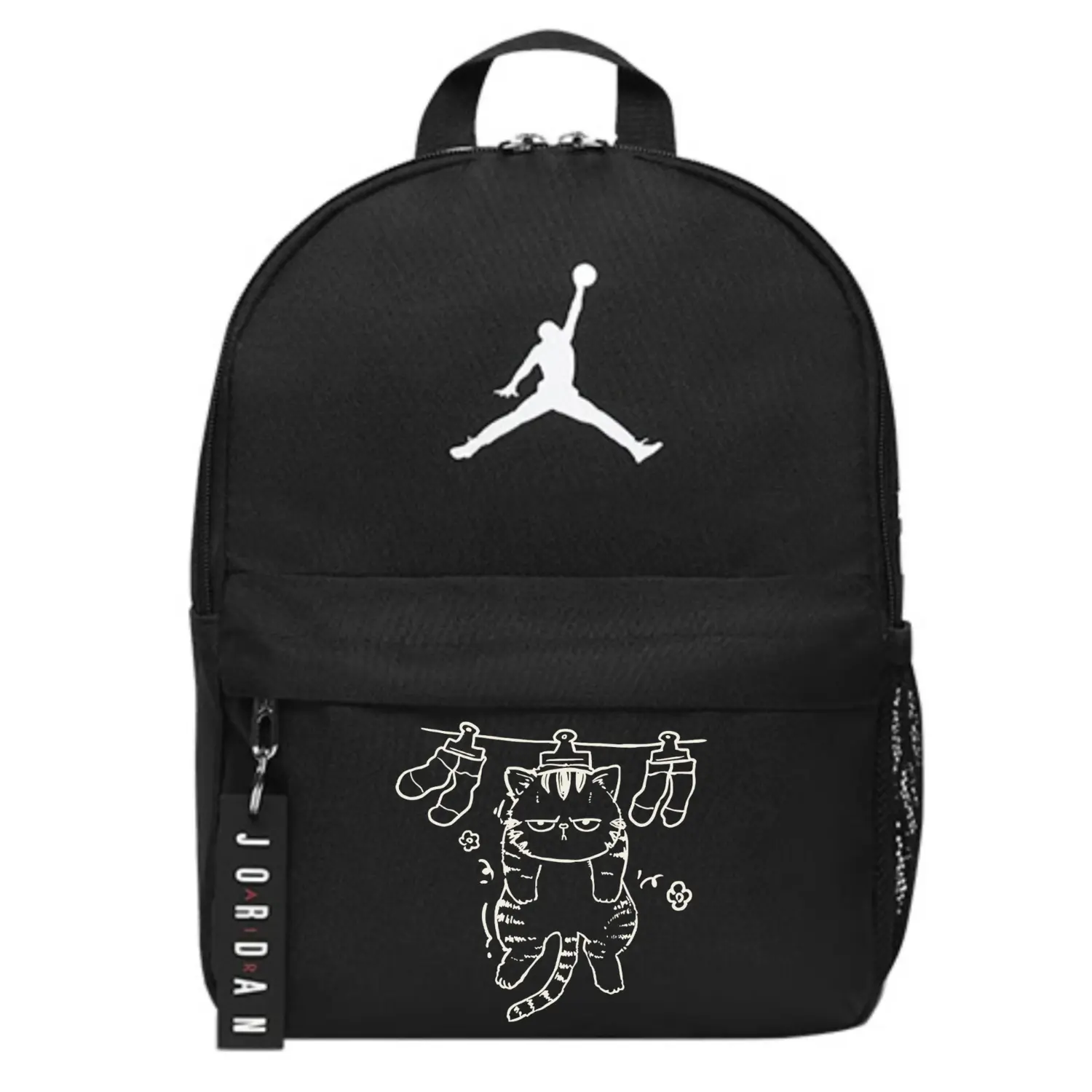 Jordan Полиэстеровый рюкзак обычный унисекс черный, Hanging Kitten
Jordan Полиэстеровый рюкзак обычный унисекс черный, Hanging Kitten