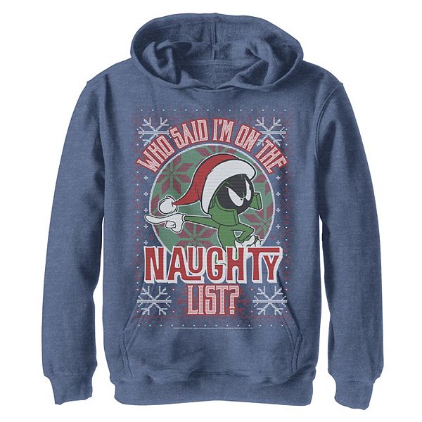 Детский худи с принтом Looney Tunes Marvin Naughty List Licensed Character
Детский худи с принтом Looney Tunes Marvin Naughty List Licensed Character
