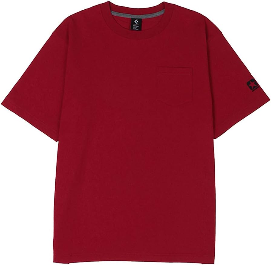 Мужская футболка Converse CA292320 с коротким рукавом, круглым вырезом и нагрудным карманом, красный
Мужская футболка Converse CA292320 с коротким рукавом, круглым вырезом и нагрудным карманом, красный