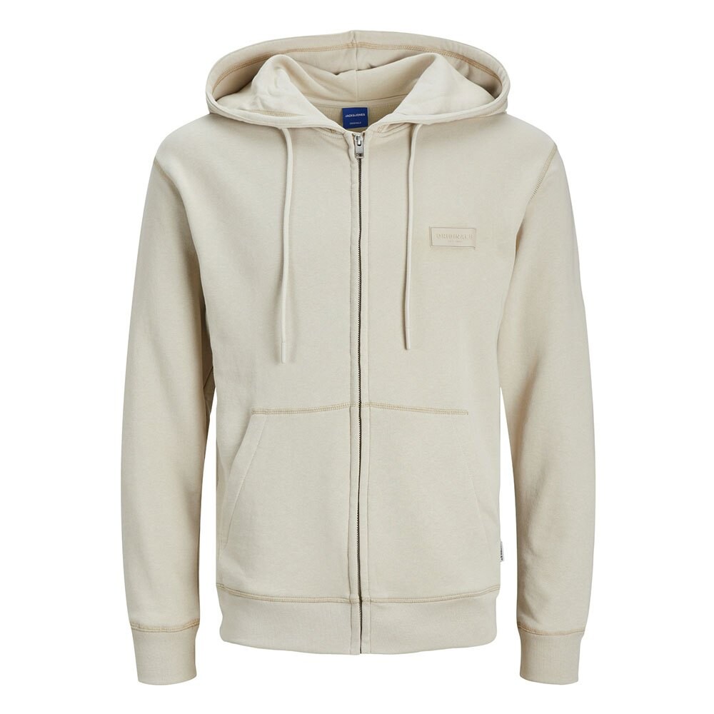 Толстовка Jack & Jones Faded Full Zip, бежевый 
Толстовка Jack & Jones Faded Full Zip, бежевый