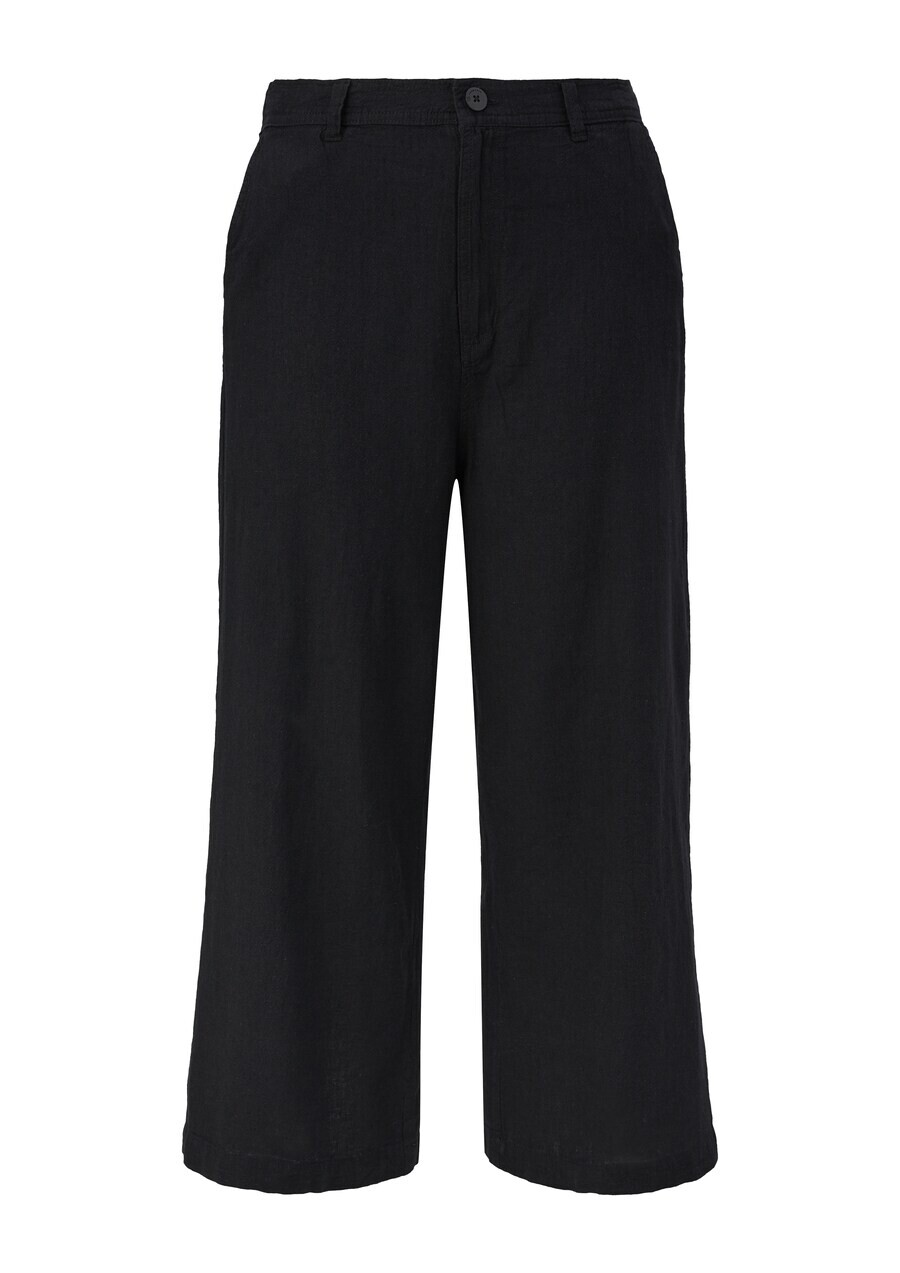 Тканевые брюки QS Wide leg Pants, черный
Тканевые брюки QS Wide leg Pants, черный