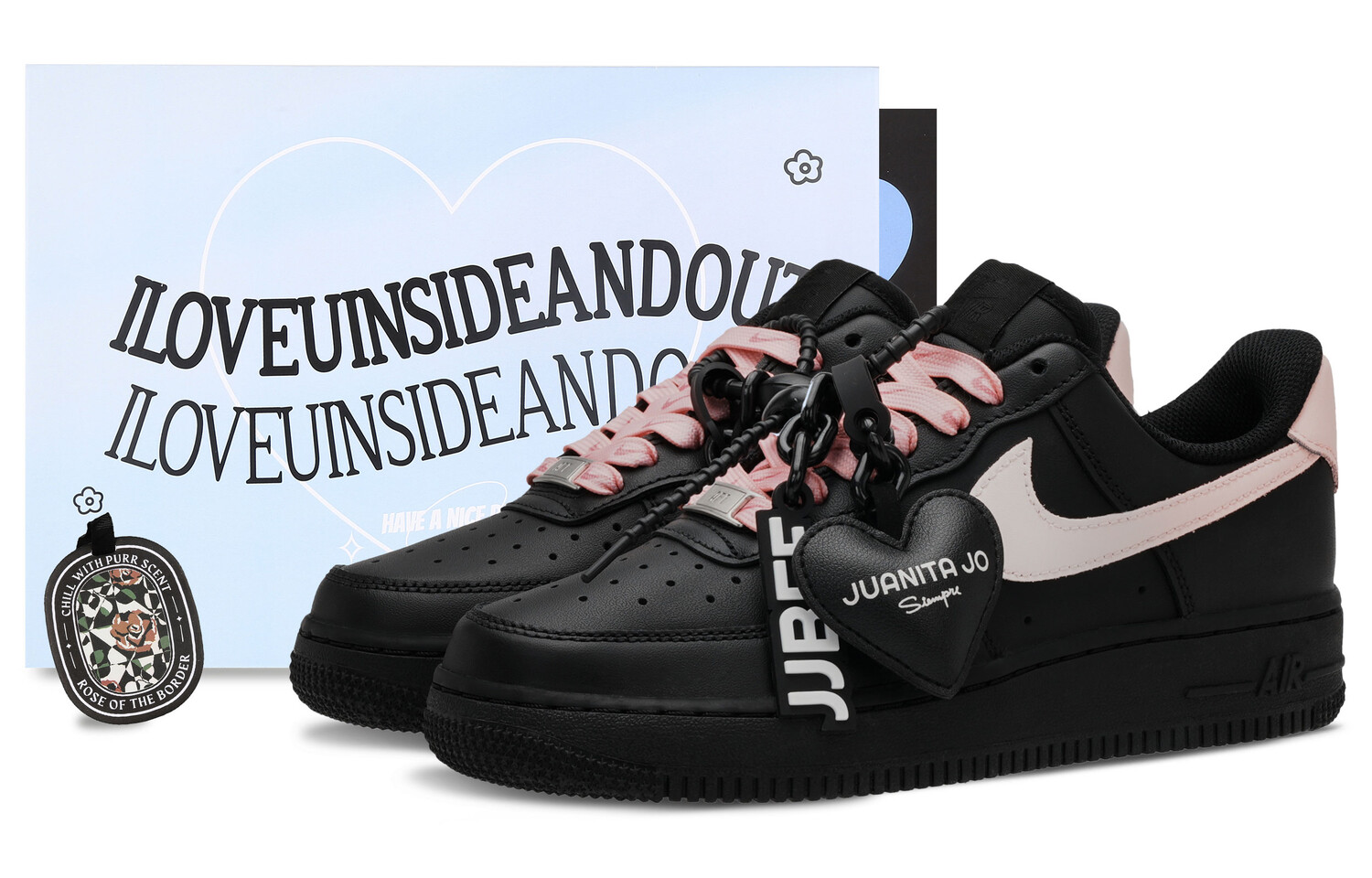 Кроссовки Nike Air Force 1 Skateboarding Shoes Women's Low-top Black/pink, розовый
Кроссовки Nike Air Force 1 Skateboarding Shoes Women's Low-top Black/pink, розовый