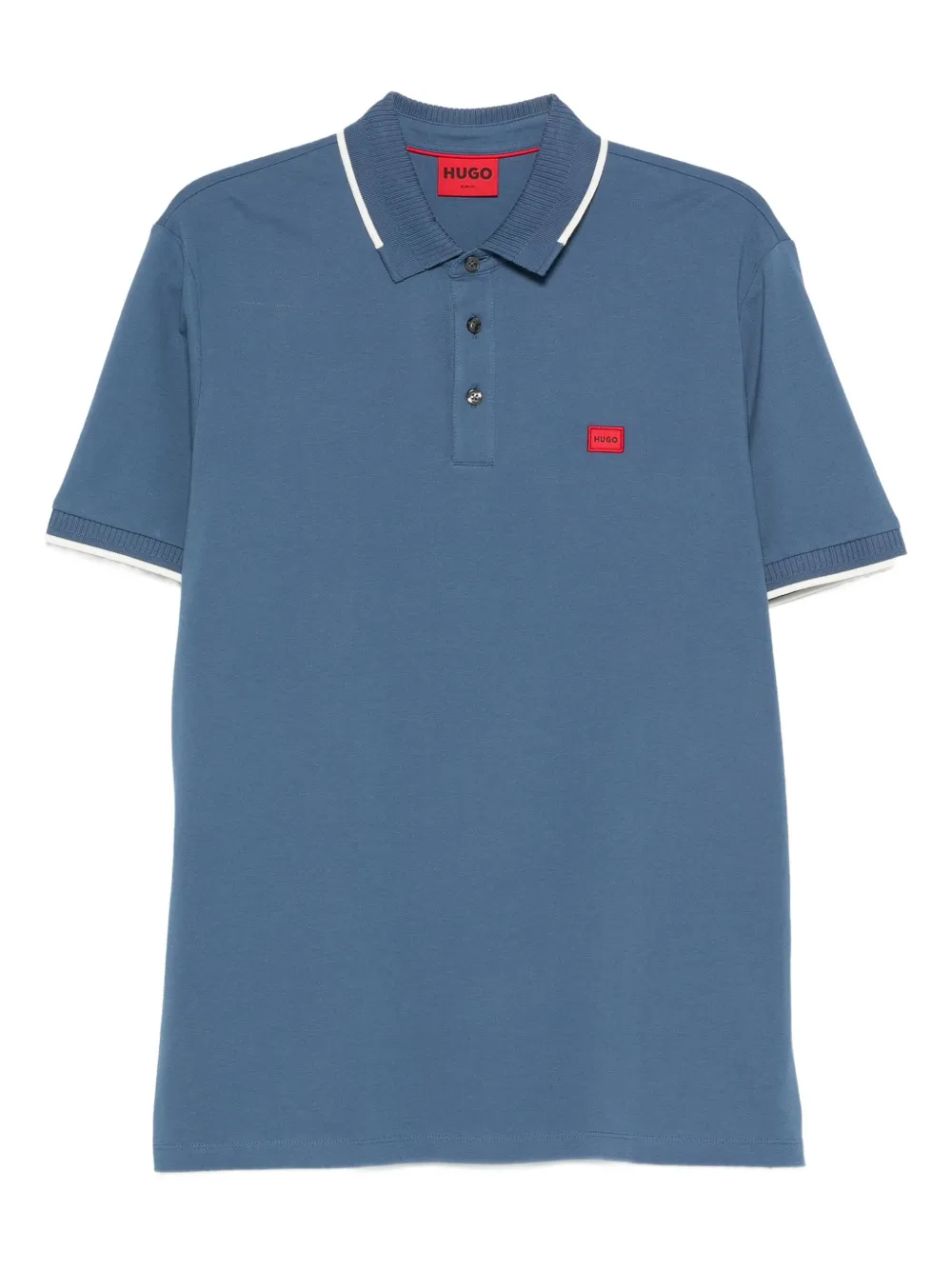 Рубашка поло с полосками на воротнике и логотипом HUGO, синий
Рубашка поло с полосками на воротнике и логотипом HUGO, синий