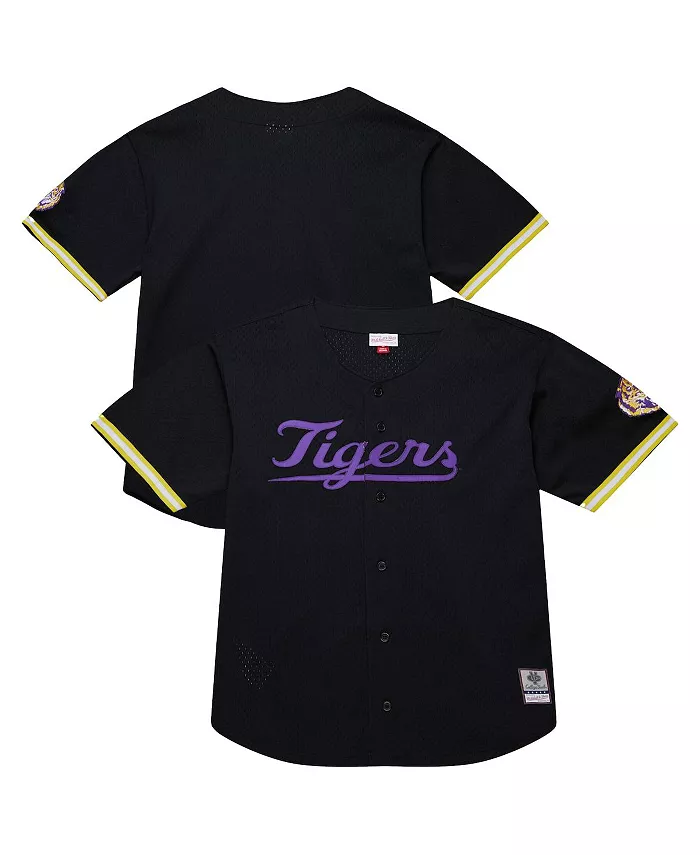 Мужская модная джерси LSU Tigers On The Clock на пуговицах, черная Mitchell & Ness
Мужская модная джерси LSU Tigers On The Clock на пуговицах, черная Mitchell & Ness