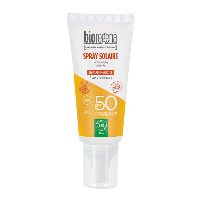 Спрей solaire spf50 защитный солнцезащитный лосьон-спрей Bioregena, 90 мл
Спрей solaire spf50 защитный солнцезащитный лосьон-спрей Bioregena, 90 мл
