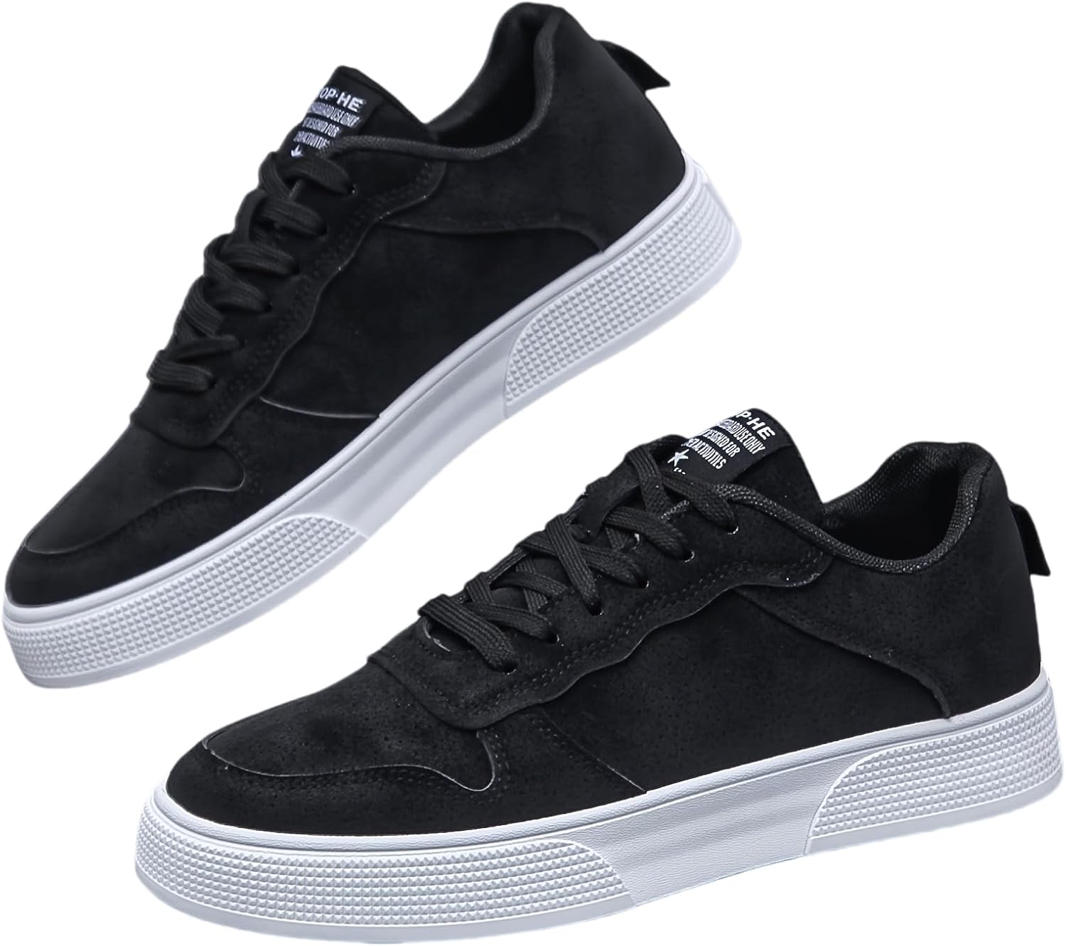 Мужские повседневные кроссовки на шнуровке Everyday Comfort - оливково-зеленые низкие скейт-шуз с белой подошвой, дышащей текстильной подкладкой и прочной подошвой из ПВХ для комфорта на весь день Hoalox
Мужские повседневные кроссовки на шнуровке Everyday Comfort - оливково-зеленые низкие скейт-шуз с белой подошвой, дышащей текстильной подкладкой и прочной подошвой из ПВХ для комфорта на весь день Hoalox