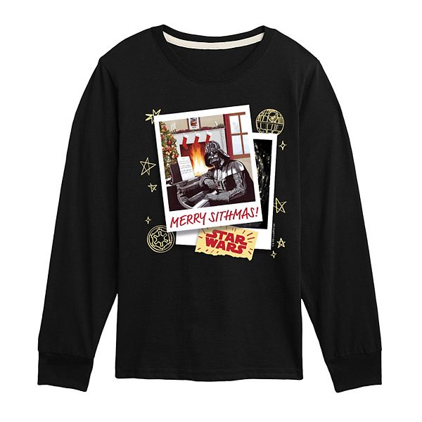 Футболка с длинным рукавом Merry Sithmas Polaroid для мальчиков 8-20 Star Wars, Black
Футболка с длинным рукавом Merry Sithmas Polaroid для мальчиков 8-20 Star Wars, Black