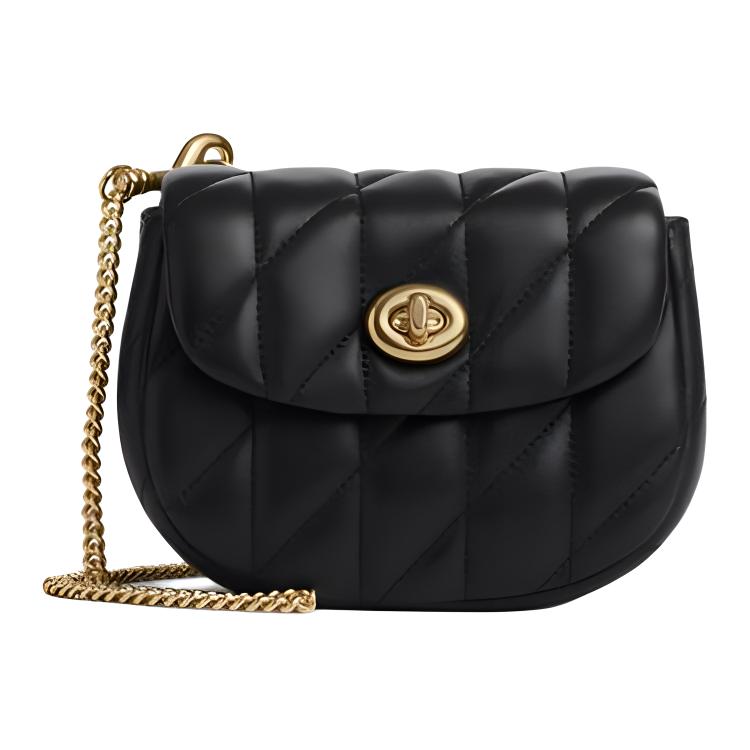 COACH Миниатюрная женская наппа кожаная сумка кроссбоди через плечо с замочком-защелкой черная
COACH Миниатюрная женская наппа кожаная сумка кроссбоди через плечо с замочком-защелкой черная