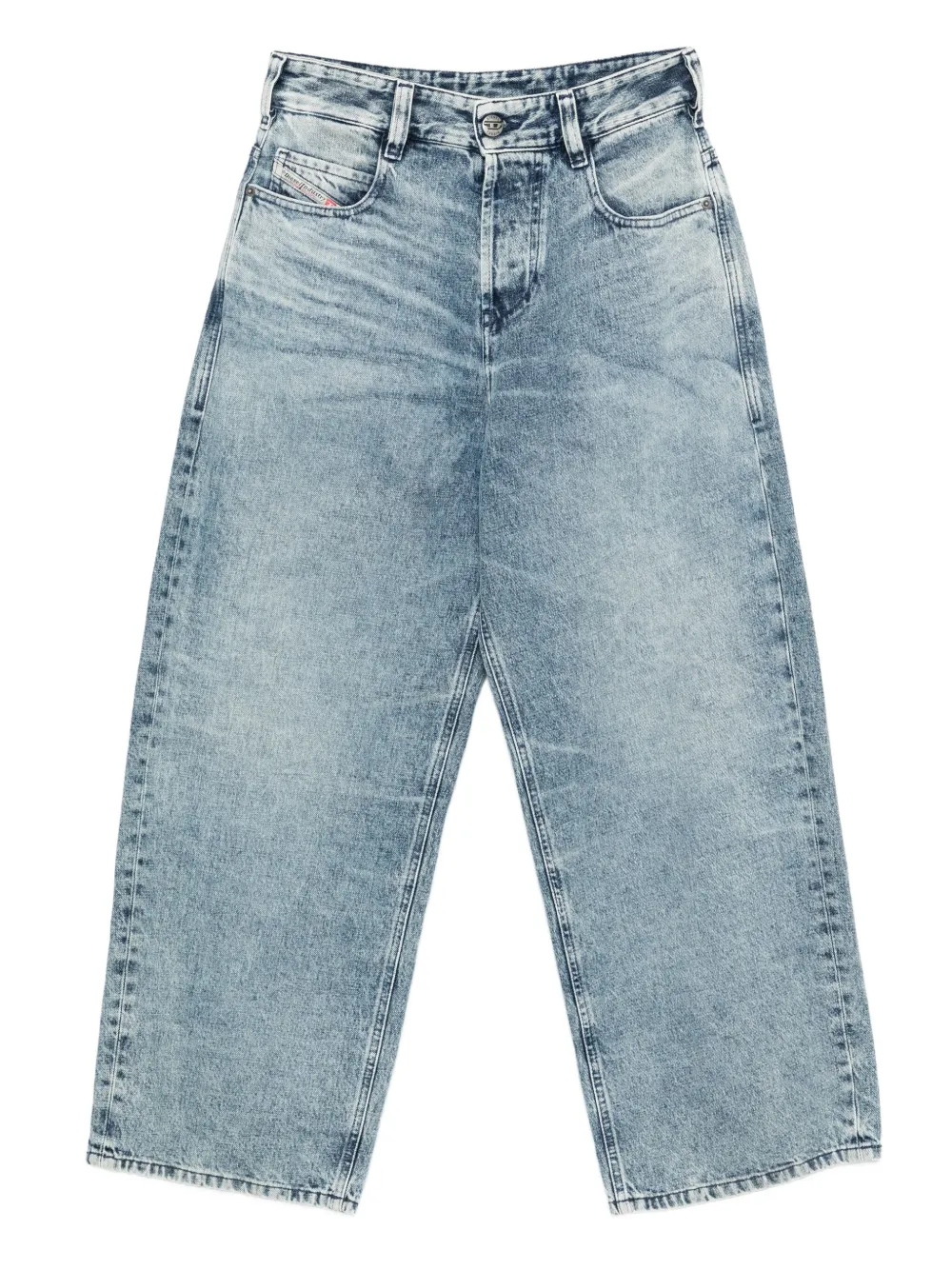 Джинсы клеш с эффектом выцветания Diesel, синий
Джинсы клеш с эффектом выцветания Diesel, синий