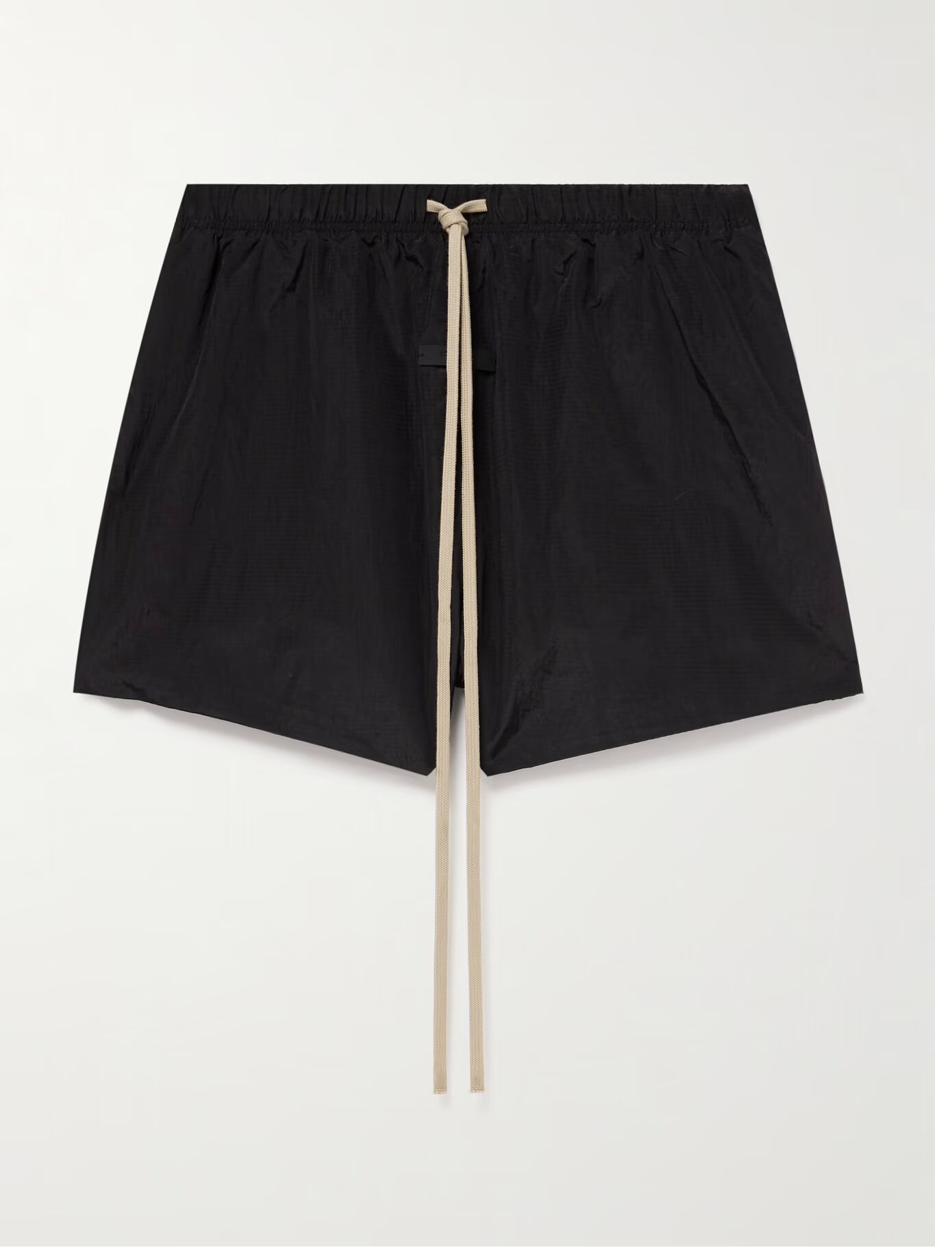 Шорты с широкими штанинами из жатого нейлона-рипстопа с аппликацией логотипа и завязками на шнурке FEAR OF GOD ESSENTIALS, черный
Шорты с широкими штанинами из жатого нейлона-рипстопа с аппликацией логотипа и завязками на шнурке FEAR OF GOD ESSENTIALS, черный