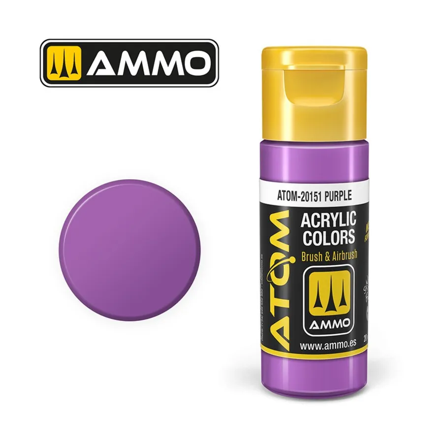Фиолетовый, ATOM Acrylic Paints
Фиолетовый, ATOM Acrylic Paints