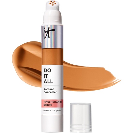 Консилер Radiant Concealer со средней степенью покрытия, обогащенный витамином B3. It Cosmetics
Консилер Radiant Concealer со средней степенью покрытия, обогащенный витамином B3. It Cosmetics