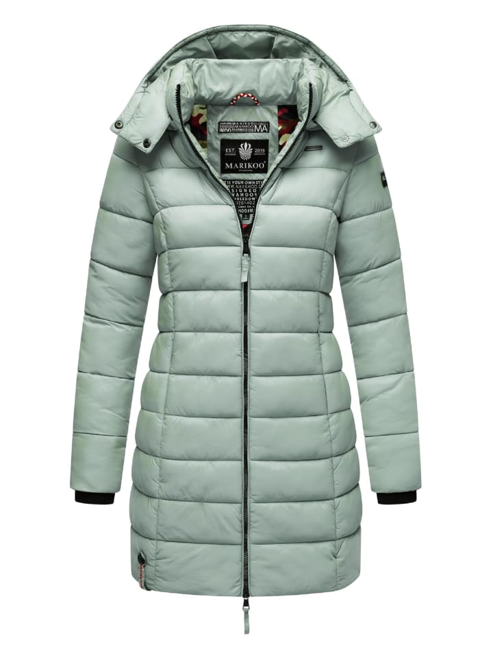 Стеганое пальто Вечерняя звезда в цвете Дымчатая мята Marikoo
Стеганое пальто Вечерняя звезда в цвете Дымчатая мята Marikoo