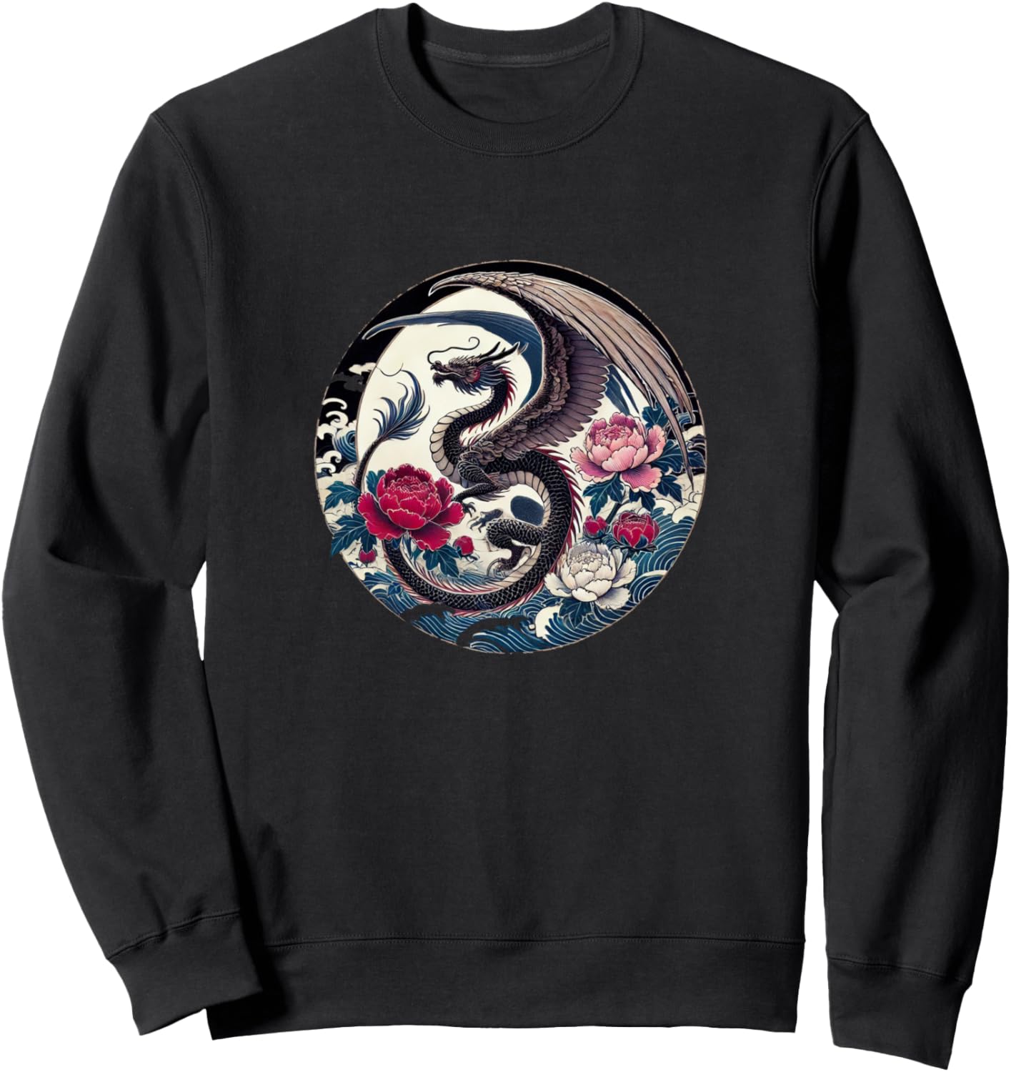 Толстовка с цветочным принтом и изображением дракона Vintage Dragons Lovers Bubb, черный
Толстовка с цветочным принтом и изображением дракона Vintage Dragons Lovers Bubb, черный
