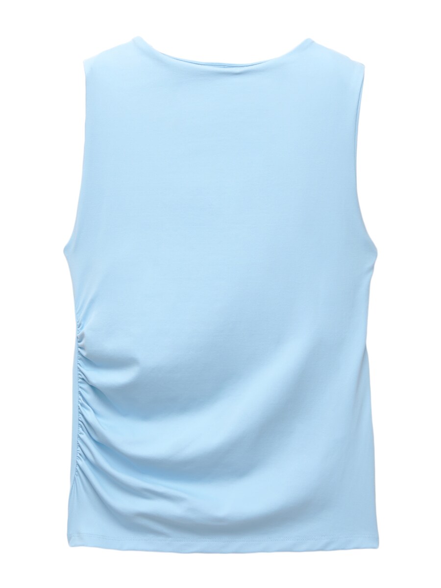 Топ Pull&Bear, светло-синий 
Топ Pull&Bear, светло-синий