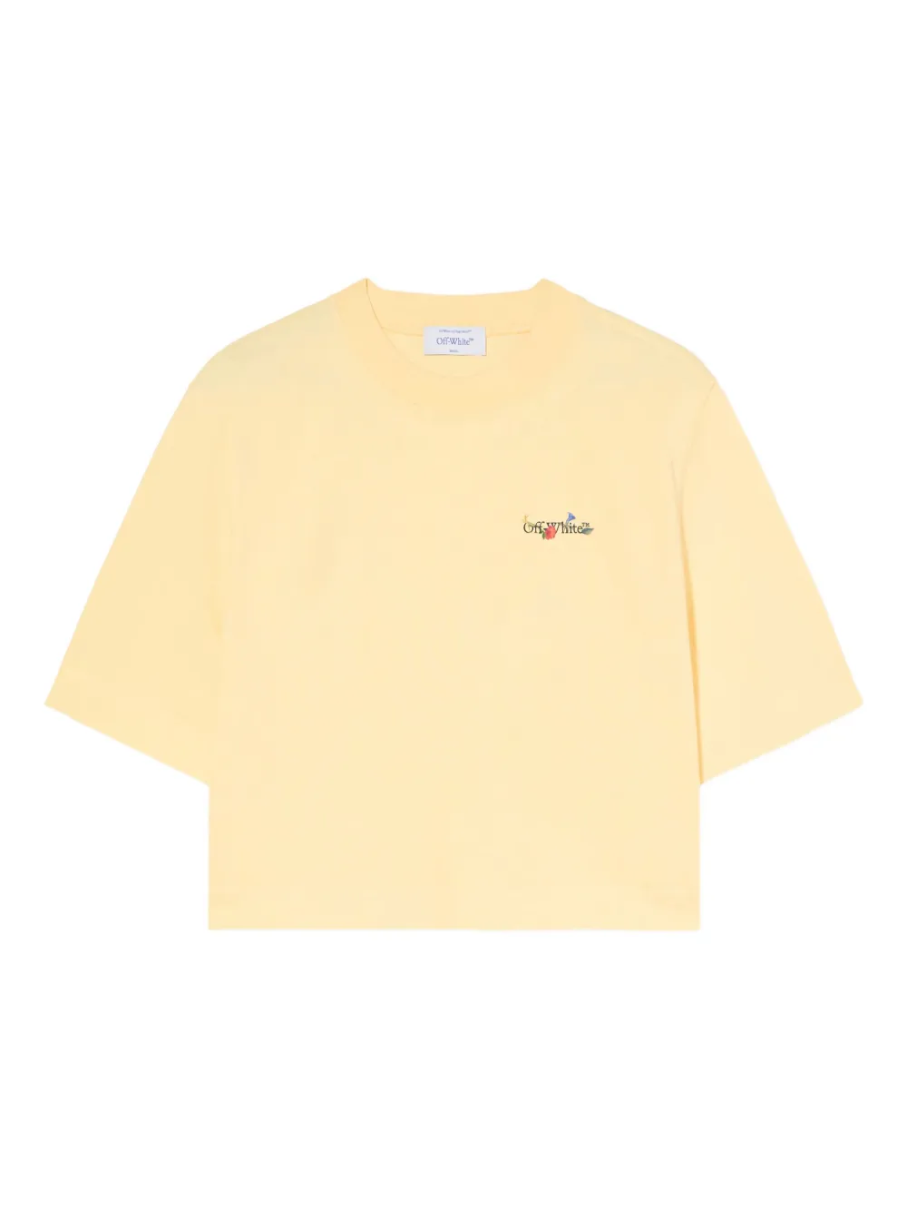 Укороченный топ с цветочным логотипом Arrow Off-White, желтый
Укороченный топ с цветочным логотипом Arrow Off-White, желтый