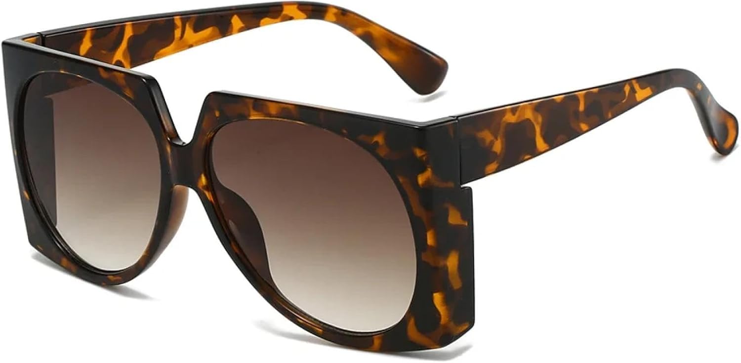 Винтажные большие солнцезащитные очки неправильной формы для женщин и мужчин в стиле панк, популярные, в крупной оправе, роскошные, с защитой от УФ-излучения UV400 TYUVIVO, Leopard Tea
Винтажные большие солнцезащитные очки неправильной формы для женщин и мужчин в стиле панк, популярные, в крупной оправе, роскошные, с защитой от УФ-излучения UV400 TYUVIVO, Leopard Tea