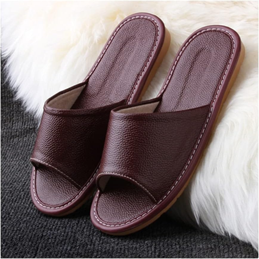 Шлепанцы с открытым носком GHYUB из натуральной кожи - летние сандалии для мужчин и женщин, для дома и улицы, красный
Шлепанцы с открытым носком GHYUB из натуральной кожи - летние сандалии для мужчин и женщин, для дома и улицы, красный