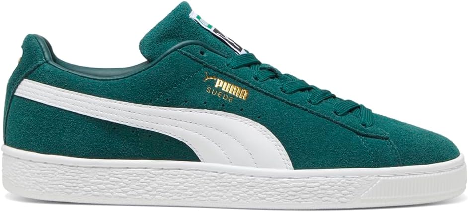 Мужские замшевые классические кроссовки PUMA с шнуровкой - повседневные, зеленые
Мужские замшевые классические кроссовки PUMA с шнуровкой - повседневные, зеленые