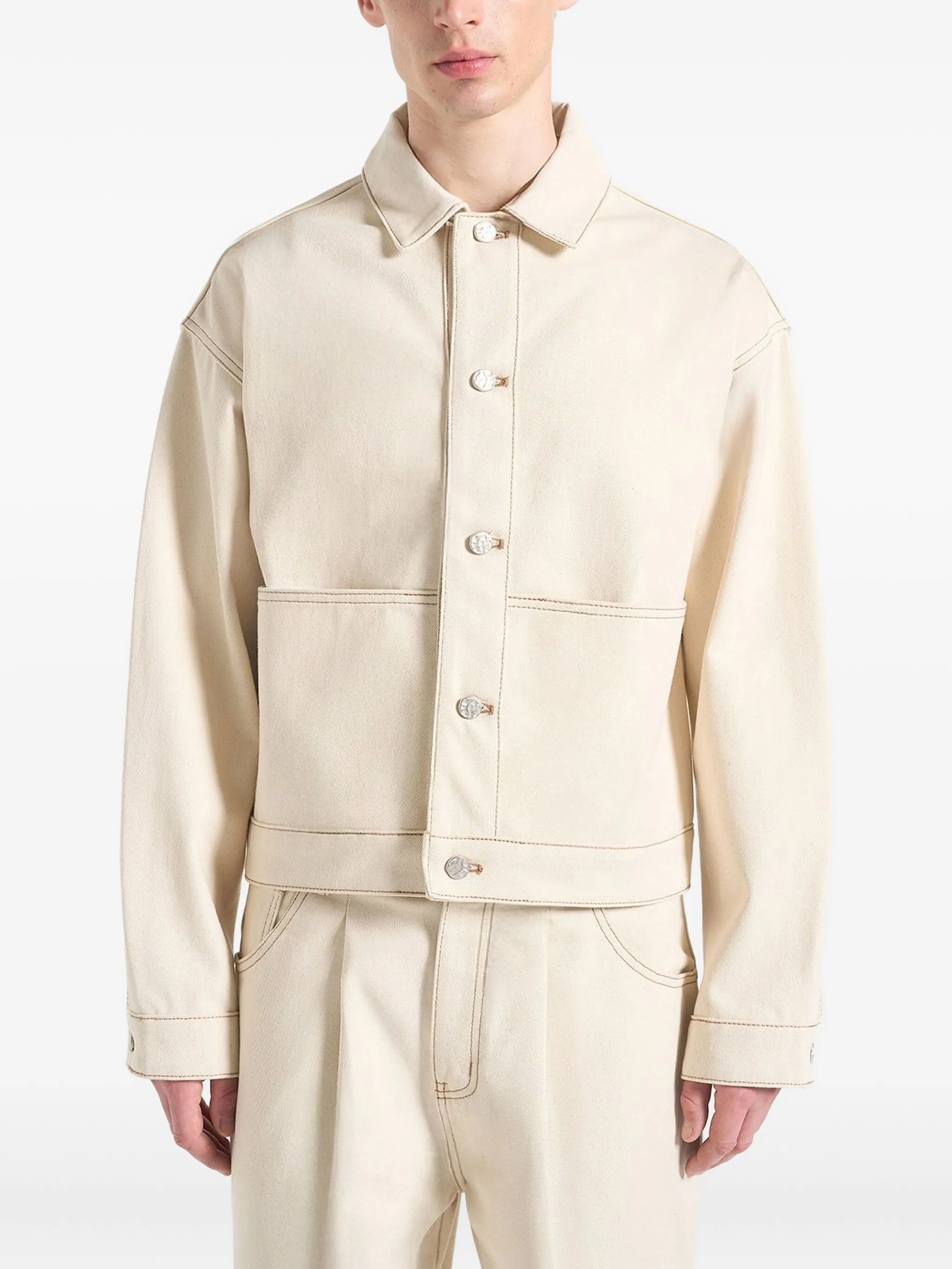 Джинсовая куртка Damien со складками Manière De Voir, кремовый
Джинсовая куртка Damien со складками Manière De Voir, кремовый