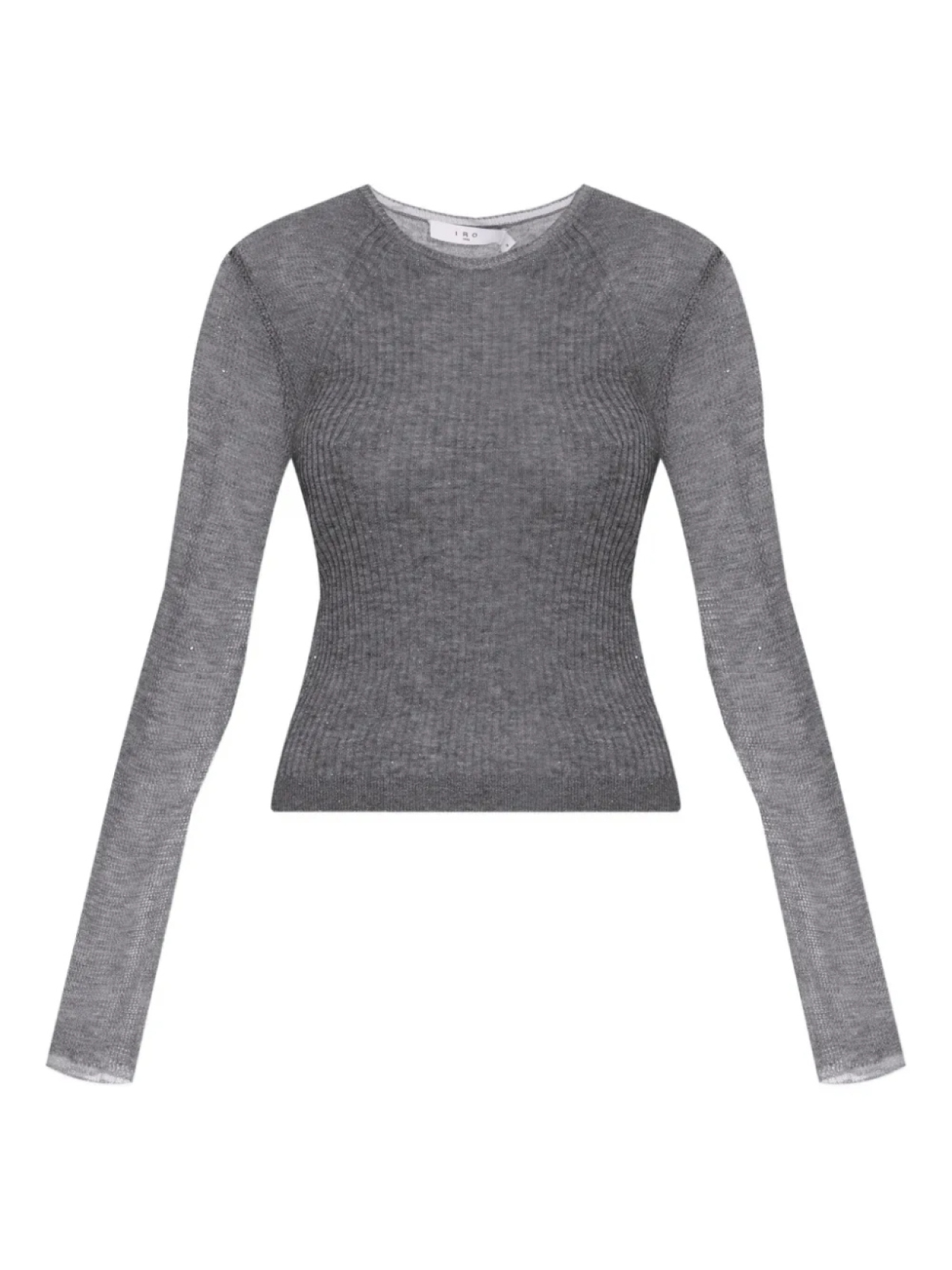 Топ в рубчик с люрексом IRO Kerria, серый
Топ в рубчик с люрексом IRO Kerria, серый