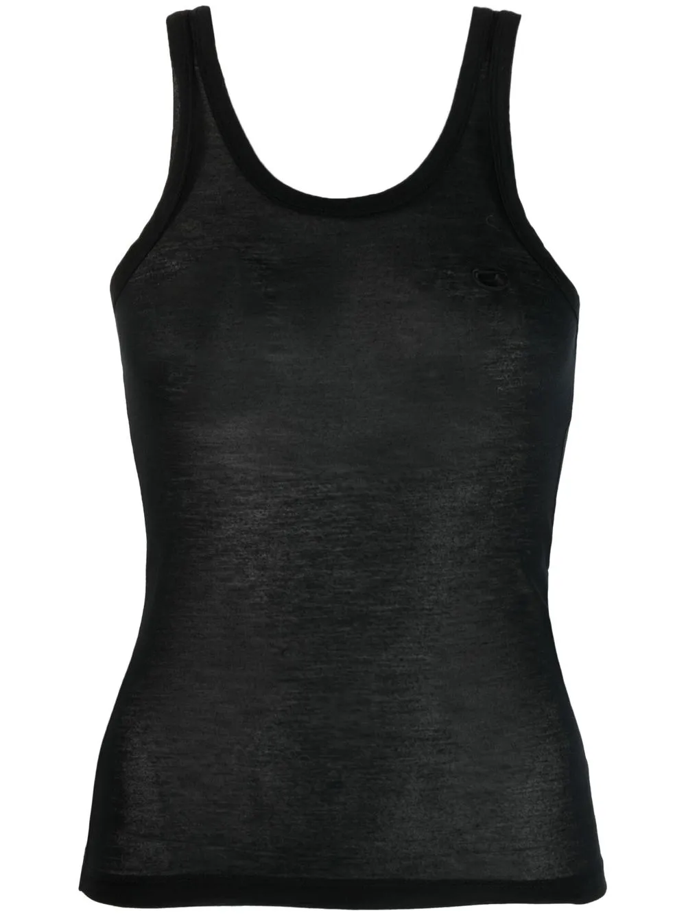 Полупрозрачный топ Coperni, черный
Полупрозрачный топ Coperni, черный