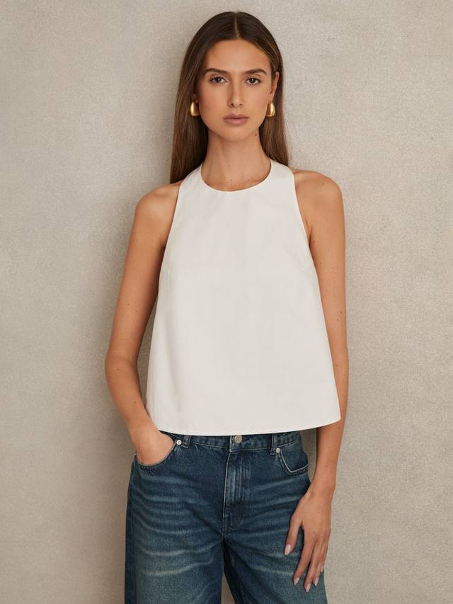 Топ с запахом на шее Nadia Reiss, Ivory
Топ с запахом на шее Nadia Reiss, Ivory