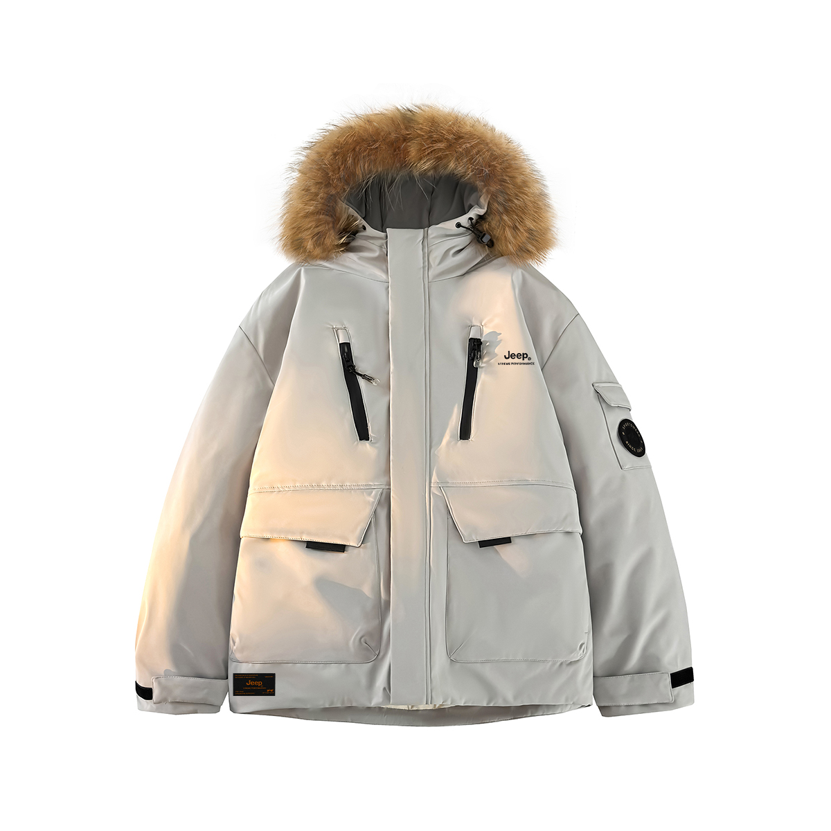 Пуховик Unisex с капюшоном утепленный Puffer Jacket Jeep, серый
Пуховик Unisex с капюшоном утепленный Puffer Jacket Jeep, серый