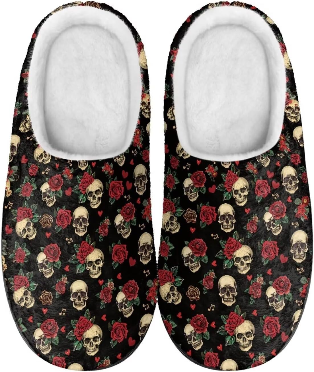 Уютные домашние тапочки для женщин и мужчин, для дома и улицы, с мягкой, нескользящей подошвой из пены с эффектом памяти, для мамы и папы Noprintge, Skull Rose
Уютные домашние тапочки для женщин и мужчин, для дома и улицы, с мягкой, нескользящей подошвой из пены с эффектом памяти, для мамы и папы Noprintge, Skull Rose
