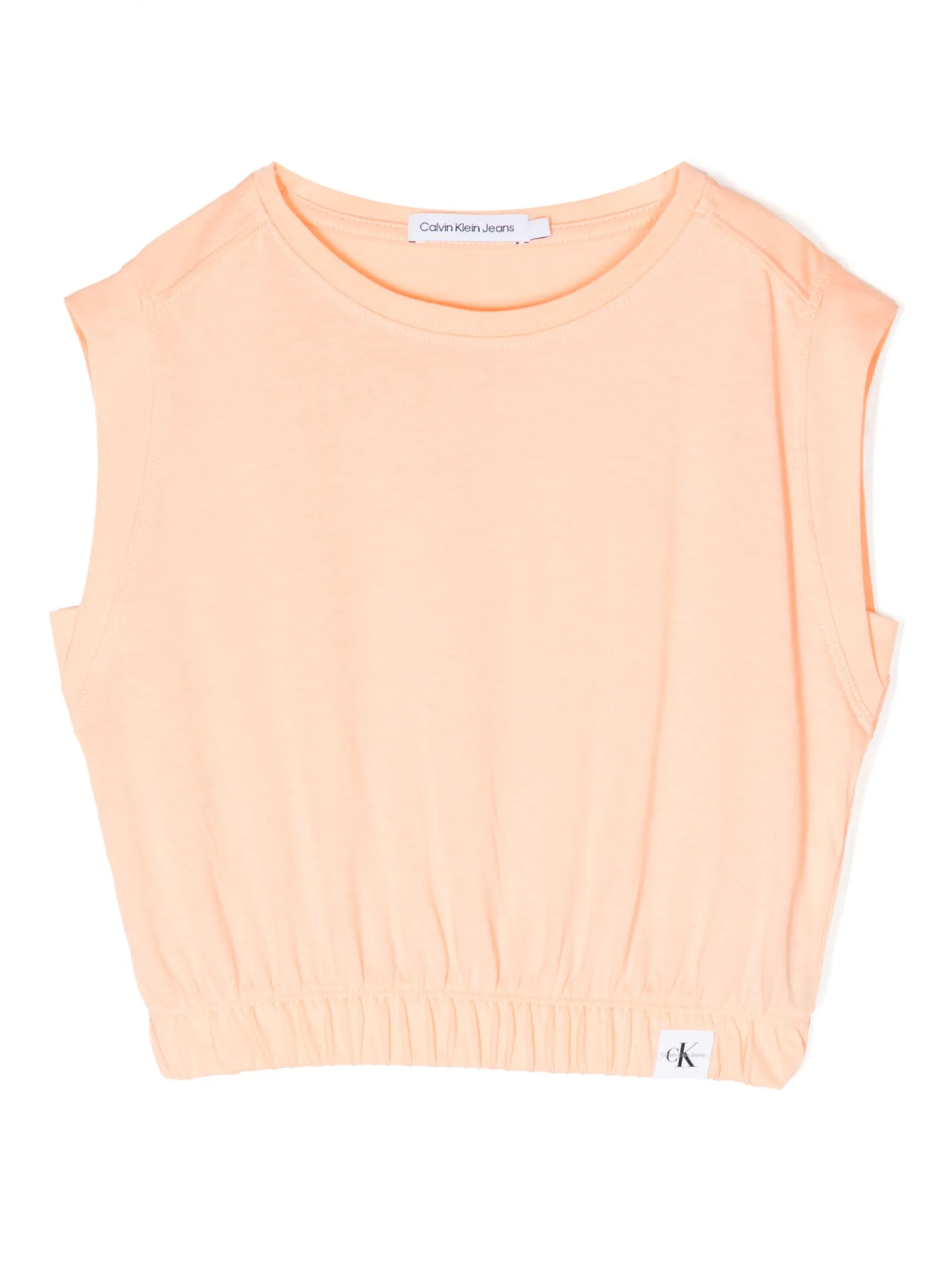 Укороченный топ без рукавов Calvin Klein Kids, оранжевый
Укороченный топ без рукавов Calvin Klein Kids, оранжевый