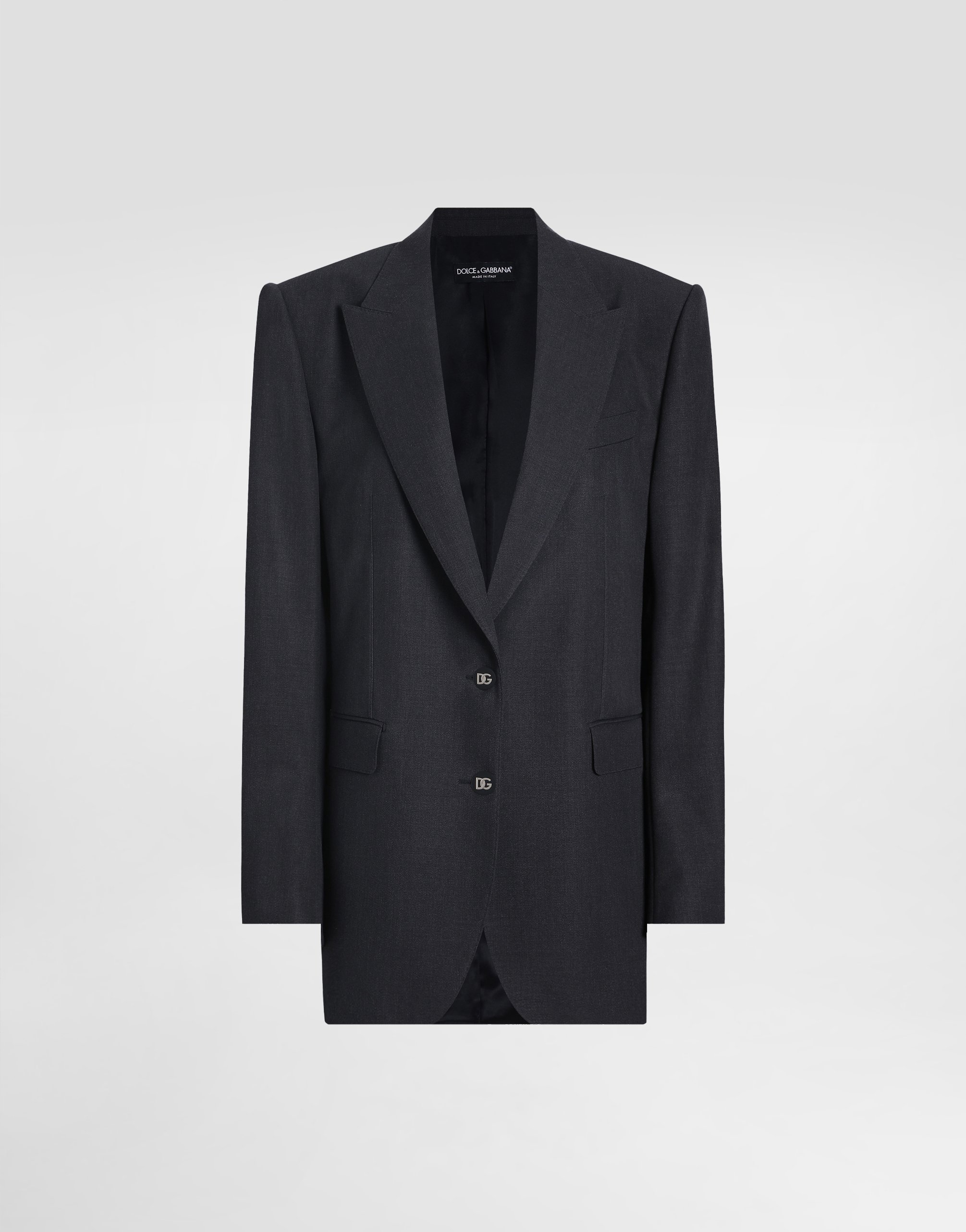 Оверсайз шерстяной жакет Dolce & Gabbana, серый
Оверсайз шерстяной жакет Dolce & Gabbana, серый