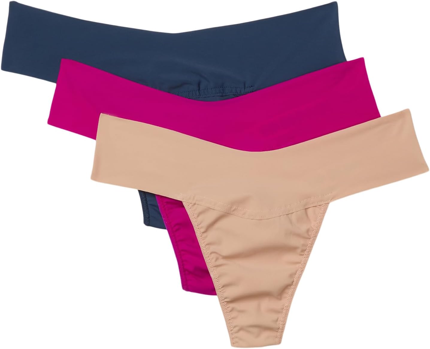 Женские трусики-стринги BreatheSoft Natural Rise, 3 шт. Hanky Panky, Nightshadow/Taupe/Hot Fuschia
Женские трусики-стринги BreatheSoft Natural Rise, 3 шт. Hanky Panky, Nightshadow/Taupe/Hot Fuschia