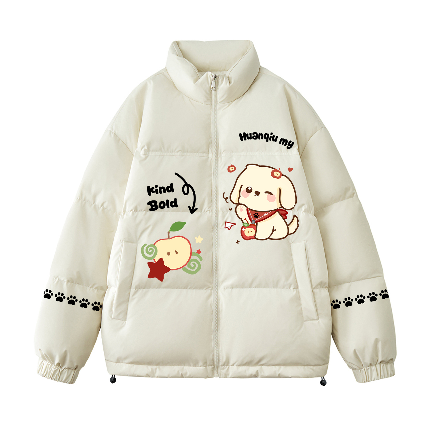 Пуховик Unisex с воротником стойкой утепленный HUANQIU, бежевый оранжевый
Пуховик Unisex с воротником стойкой утепленный HUANQIU, бежевый оранжевый