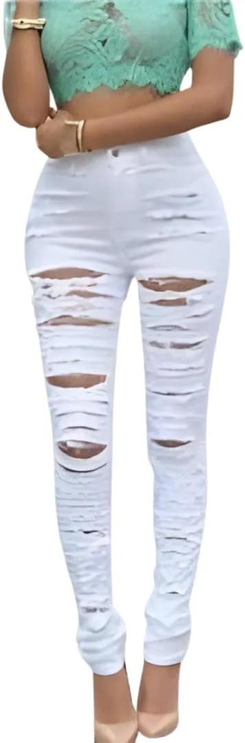 JUST Jeans Ladies Elasticity Trousers Plus Size Ripped Jeans White Women
JUST Jeans Ladies Elasticity Trousers Plus Size Ripped Jeans White Women